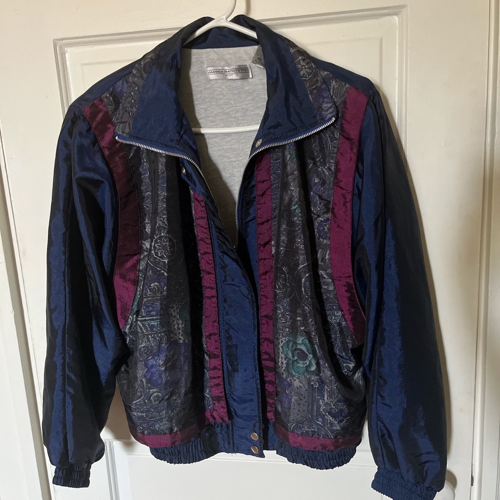Purple/blue Windbreaker